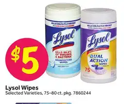 Stop&Shop Lysol Wipes offer