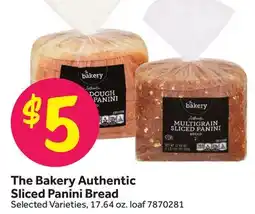 Stop&Shop The Bakery Authentic Sliced Panini Bread offer