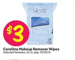 Stop&Shop CareOne Makeup Remover Wipes offer