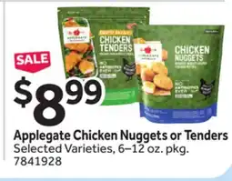 Stop&Shop Applegate Chicken Nuggets or Tenders offer