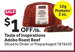 Stop&Shop Taste of Inspirations Adobo Roast Beef offer