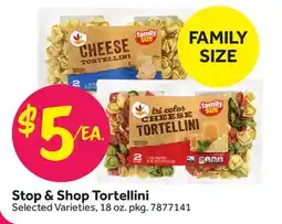 Stop&Shop Stop & Shop Tortellini offer