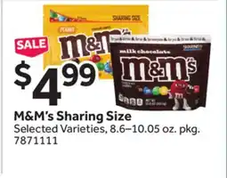 Stop&Shop M&M's Sharing Size offer