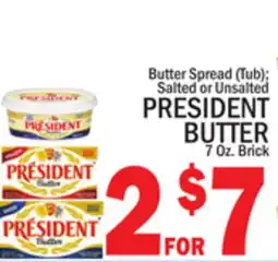 C Town PRESIDENT BUTTER offer