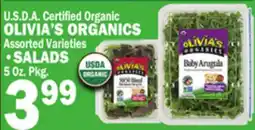 C Town OLIVIA'S ORGANICS, SALADS offer