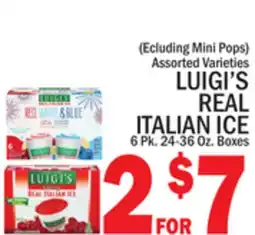 C Town LUIGI'S REAL ITALIAN ICE offer