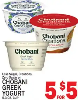 C Town CHOBANI GREEK YOGURT offer
