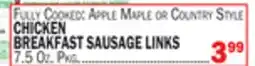 C Town CHICKEN BREAKFAST SAUSAGE LINKS offer