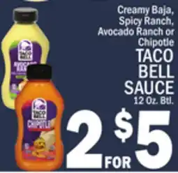 C Town TACO BELL SAUCE offer