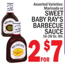 C Town SWEET BABY RAY'S BARBECUE SAUCE offer