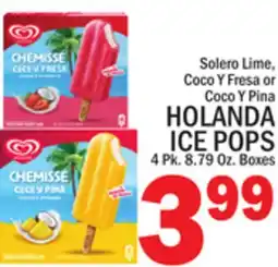 C Town HOLANDA ICE POPS offer