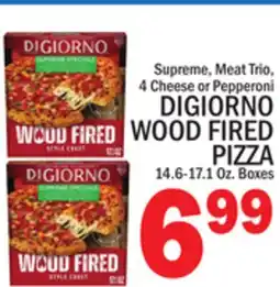 C Town DIGIORNO WOOD FIRED PIZZA offer