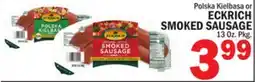 C Town ECKRICH SMOKED SAUSAGE offer
