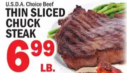 C Town THIN SLICED CHUCK STEAK offer