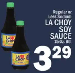 C Town LA CHOY SOY SAUCE offer