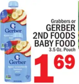 C Town GERBER 2ND FOODS BABY FOOD offer