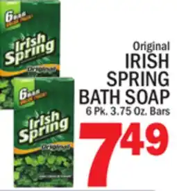 C Town IRISH SPRING BATH SOAP offer