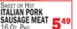 C Town ITALIAN PORK SAUSAGE MEAT offer