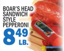 C Town BOAR'S HEAD SANDWICH STYLE PEPPERONI offer