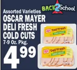 C Town OSCAR MAYER DELI FRESH COLD CUTS offer