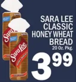 C Town SARA LEE CLASSIC HONEY WHEAT BREAD offer