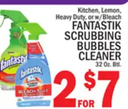 C Town FANTASTIK SCRUBBING BUBBLES CLEANER offer