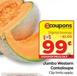 Weis Markets Jumbo Western Cantaloupe offer