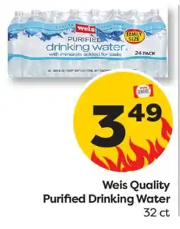 Weis Markets Weis Quality Purified Drinking Water offer