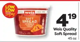 Weis Markets Weis Quality Soft Spread offer