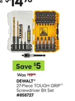 Lowe's 27-Piece TOUGH GRIP Screwdriver Bit Set offer
