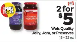 Weis Markets Weis Quality Jelly, Jam, or Preserves offer