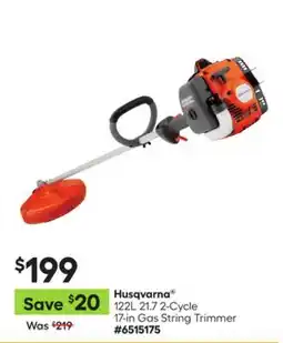 Lowe's 122L 21.7 2-Cycle 17-in Gas String Trimmer offer