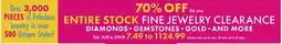 Boscov's ENTIRE STOCK FINE JEWELRY CLEARANCE offer