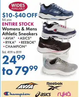 Boscov's ENTIRE STOCK Women's & Men's Athletic Sneakers offer