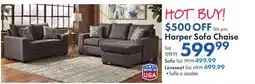 Boscov's Harper Sofa Chaise offer