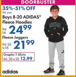Boscov's Boys 8-20 ADIDAS Fleece Hoodies offer