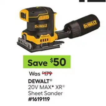 Lowe's 20V MAX XR Sheet Sander offer