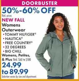 Boscov's NEW FALL Womens Outerwear offer