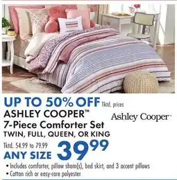 Boscov's ASHLEY COOPER 7-Piece Comforter Set offer