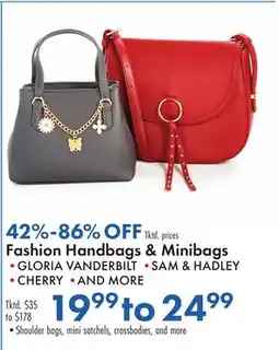Boscov's Fashion Handbags & Minibags offer