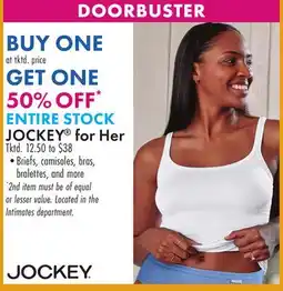 Boscov's ENTIRE STOCK JOCKEY for Her offer