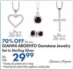 Boscov's GIANNI ARGENTO Gemstone Jewelry offer