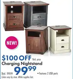 Boscov's Charging Nightstand offer