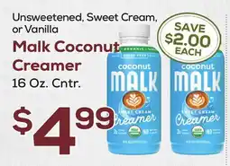 DeCicco & Sons Malk Coconut Creamer offer