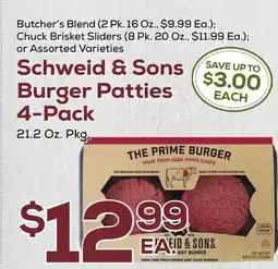 DeCicco & Sons Schweid & Sons Burger Patties offer