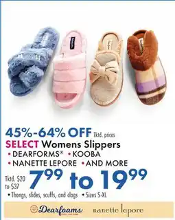 Boscov's SELECT Womens Slippers offer