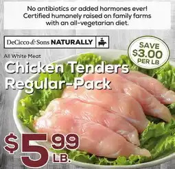 DeCicco & Sons Chicken Tenders offer