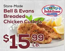 DeCicco & Sons Bell & Evans Breaded Chicken Cutlets offer