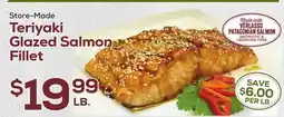 DeCicco & Sons Store-Made Teriyaki Glazed Salmon Fillet offer