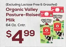 DeCicco & Sons Organic Valley Pasture-Raised Milk offer